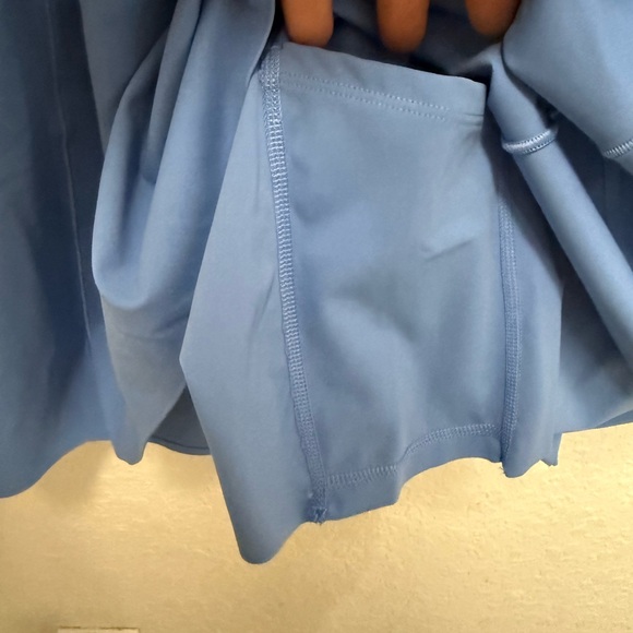 NWT SPANX Cornflower Blue Zip Front Racerback Dress Size 2X - Picture 10 of 12